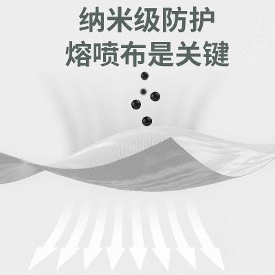 一次性防護(hù)口罩防塵防霧霾透氣成人使用三層熔噴布口罩